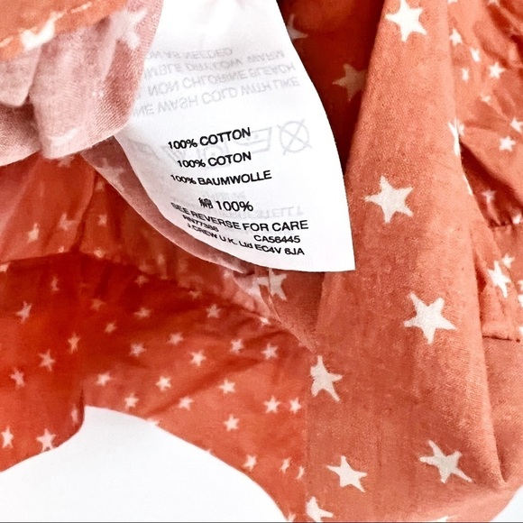 Madewell Wrap Top in Star Scatter Coral - Picture 5 of 6